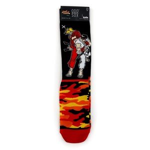Odd Sox Street Fighter Crew Socks Mens Womens Video Game Fun Novelty Gamer Gift